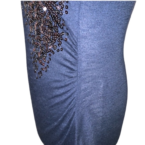 STUDIO Y: One Shoulder Sequin Embellished Top- Size Medium - Picture 11 of 12